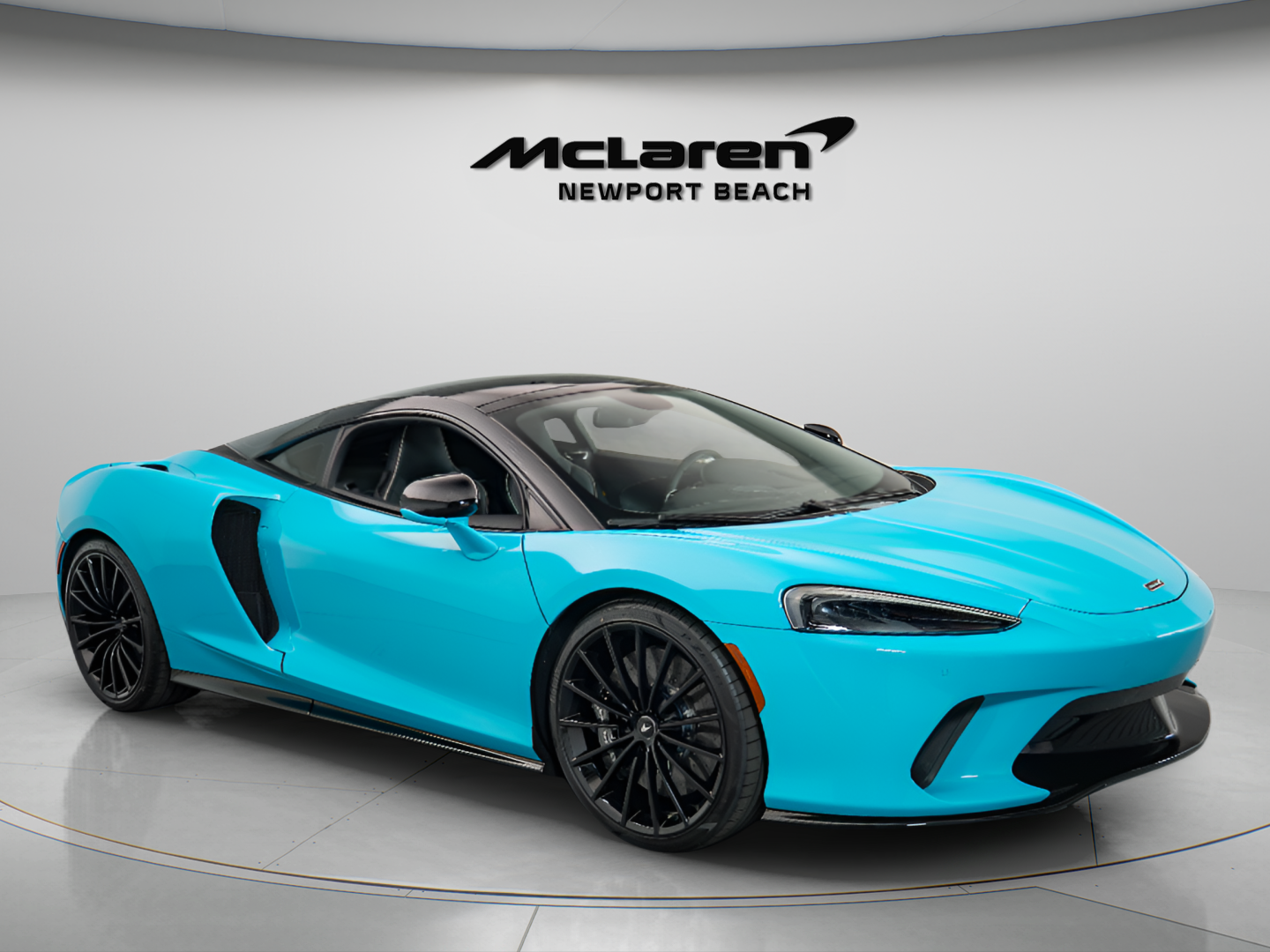Blue (TOKYO CYAN) 2023 McLaren GT Coupe Rear-Wheel Drive 7-Speed Automatic